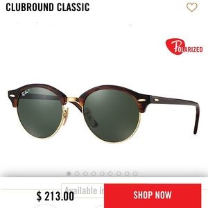 Ray-Ban Clubround Classic RB4246 Tortoise Gold